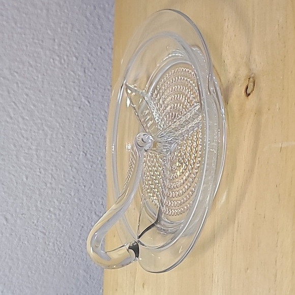 Duncan & Miller Tear Drop Divided 3 Part Crystal Relish Dish 8 1/4” - Picture 3 of 4